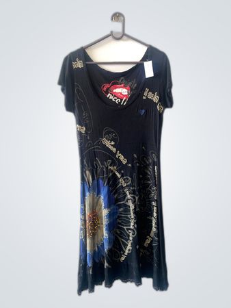 Graphic Print Mini Dress