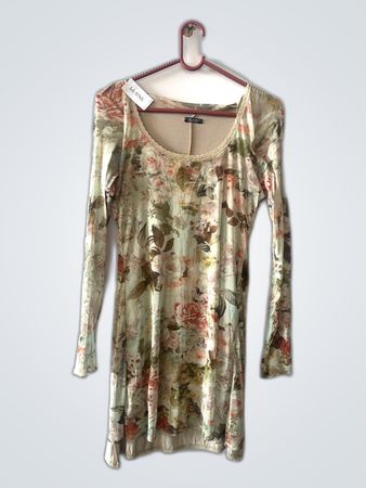 H&M Floral Print Long Sleeve Blouse
