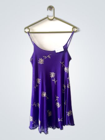 Purple Floral Dress