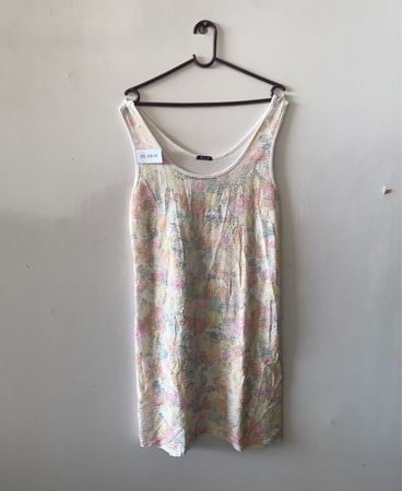 Diesel Floral Print Sleeveless Mini Dress