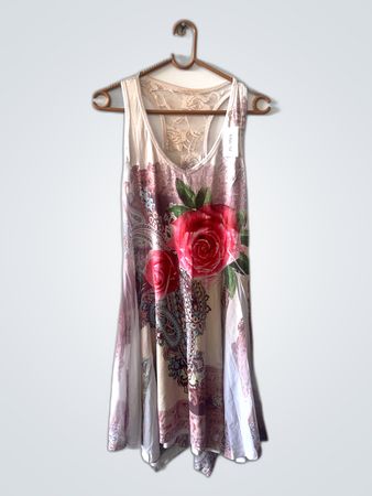 Unbranded Floral Print Sleeveless Maxi Dress