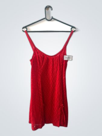 Red Lace Camisole Top