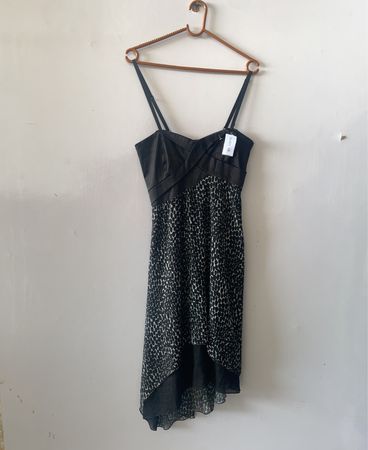 Black Animal Print Dress