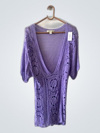 Purple Crochet Top