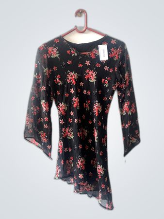 Floral Sheer Top