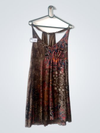 Bohemian Printed Halter Dress