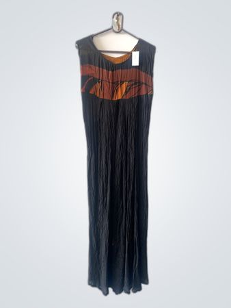 Black and Orange Dress