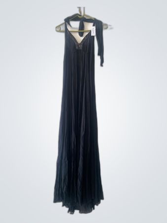 Black Sleeveless Maxi Dress