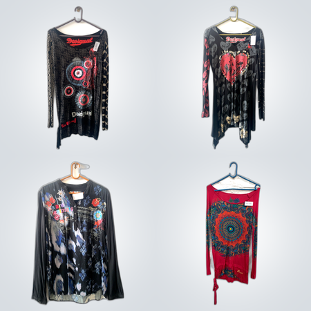 desigual printed blouse