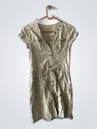 Unbranded Khaki Utility Workwear Shirt