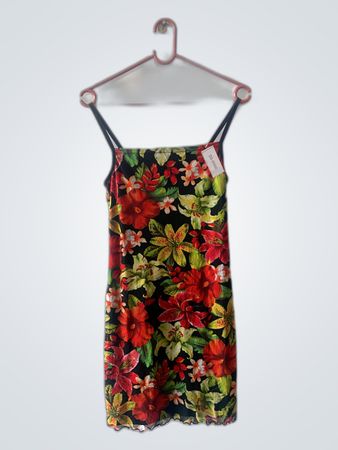 Currants Floral Slip Mini Dress