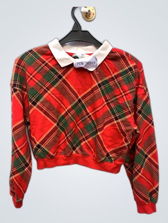 H&M Plaid Rugby Shirt