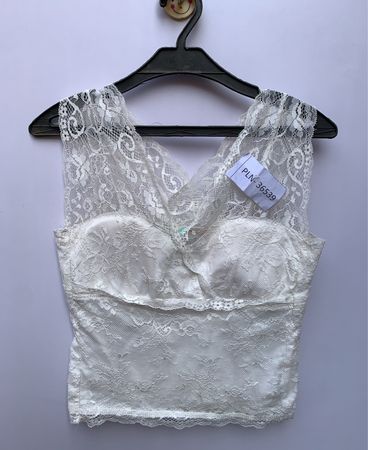 Lace Bustier Top