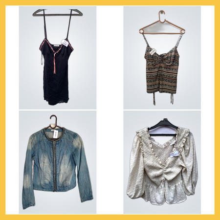 Printed Tops +Denim Jackets Pack (FV-215)