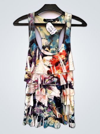 Ruffled Multicolor Dress
