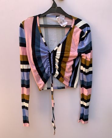 Revamped Striped Knit Cardigan