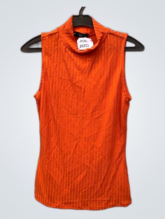 Orange Sleeveless Top