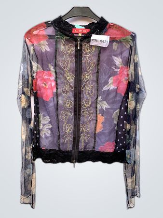 L33 Floral Sheer Jacket