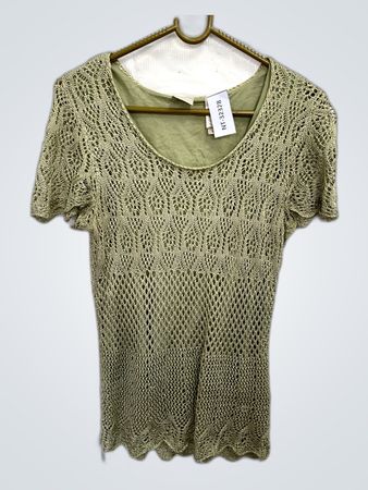 Green Crochet Top