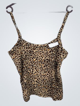 Okay Leopard Print Tank Top