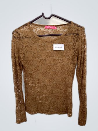 WEWA Sheer Lace Blouse