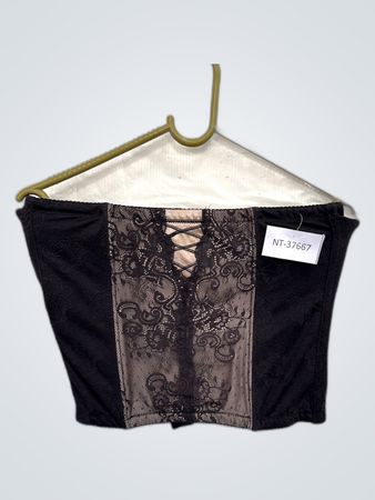 Nannette Black Lace Bustier Top