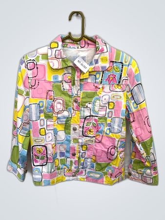 Emma Geometric Print Jacket