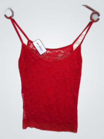 Red Lace Camisole