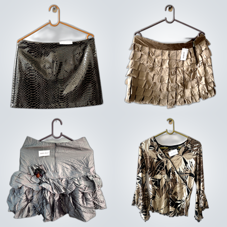 Neutral Tops+Mini Skirts Mix(FV 199)