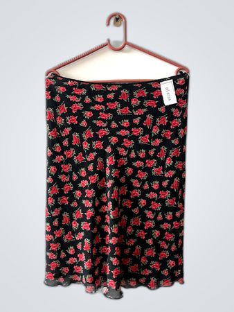 Desigual Floral Printed Midi Skirt