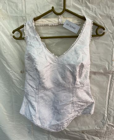 White Lace Corset Top