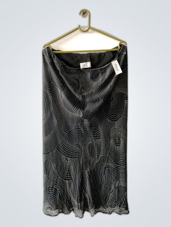 Mango Abstract Print Maxi Skirt