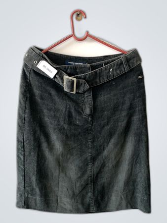 Tom Tailor Gray Corduroy Skirt