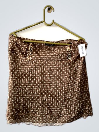 Brown Polka Dot Top