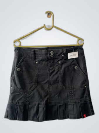 Black Denim Skirt