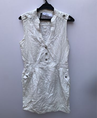 Mango Sleeveless Button-Up Shirt