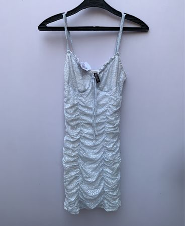 H&M Ruched Mini Dress