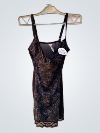 Black Lace Slip Dress