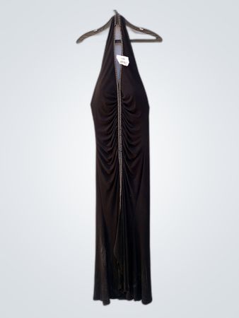 Black Halter Maxi Dress