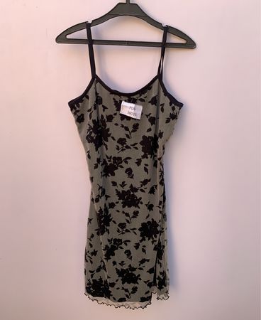 Vivid Floral Print Mini Slip Dress