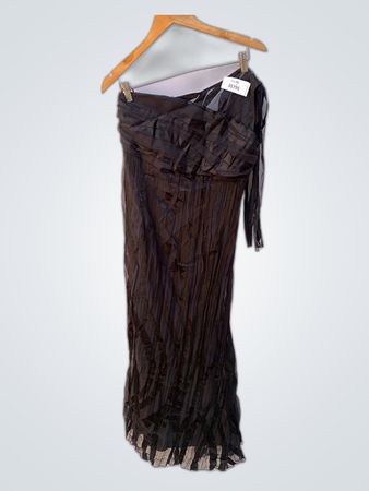 Black Ruffled Dress