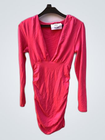 Pink Long-Sleeve Dress