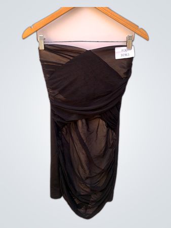 Paul Smith Black Strapless Bustier Top