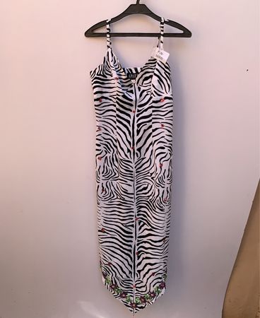 Apart Zebra Print Mini Dress