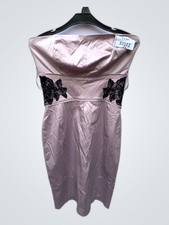 Soft Secret Strapless Lace Mini Dress