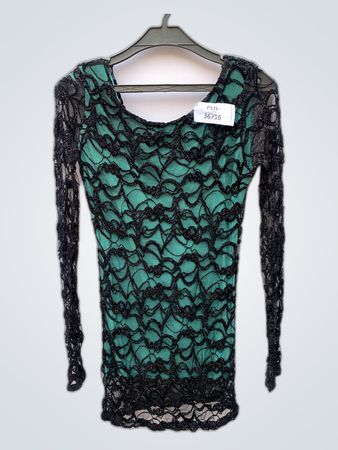 Green Lace Top