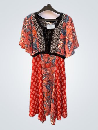 George Printed Midi Dress