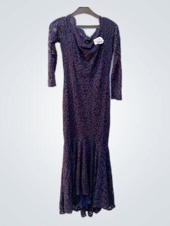 Navy Lace Maxi Dress