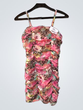 Ruffled Floral Dress