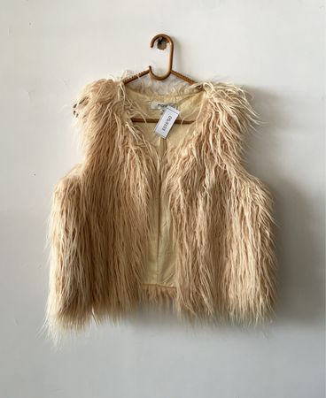 maniju faux fur vest DS-9103